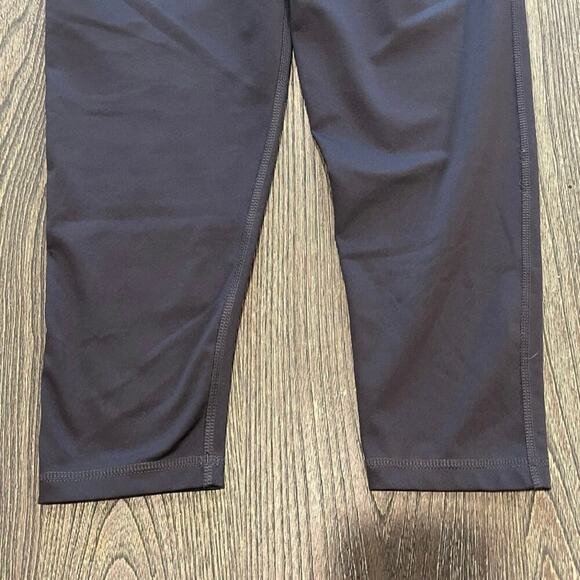 Adidas Climalite Compression Leggings Pull-On Stretch Spellout Logo Black Size M - Picture 7 of 8